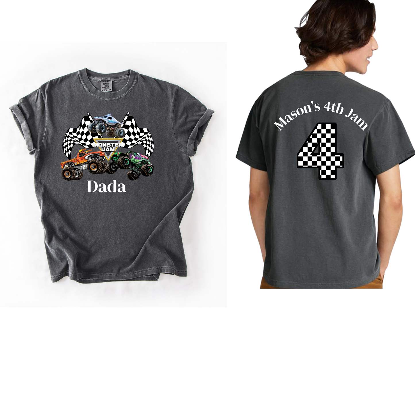 Comfort Color Personalized Birthday Family Shirt