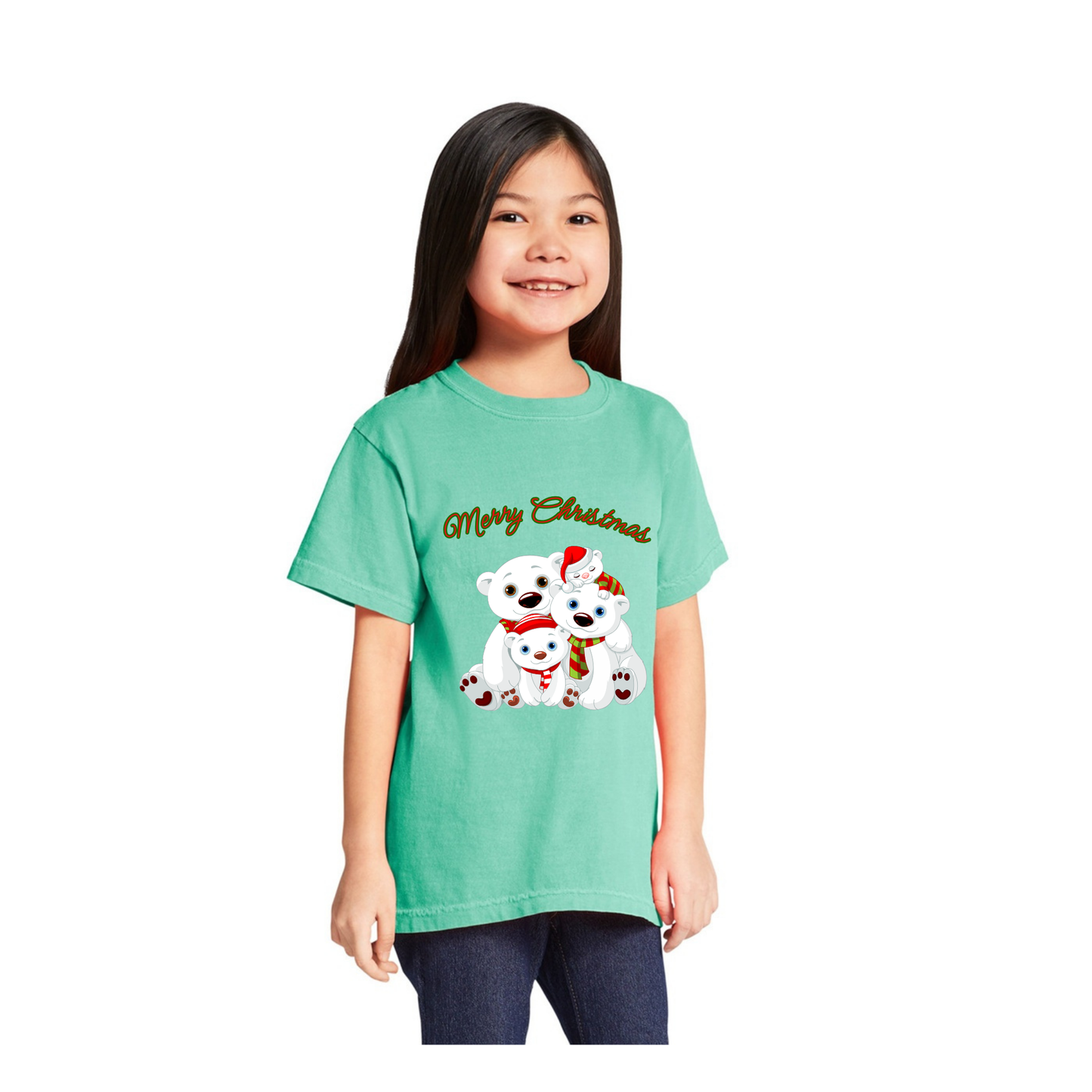 Merry Christmas Polar Family Adult