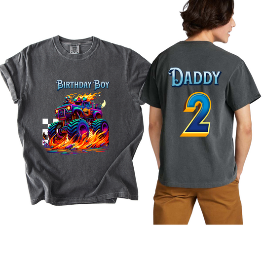 Comfort Color Personalized Birthday Family Shirt