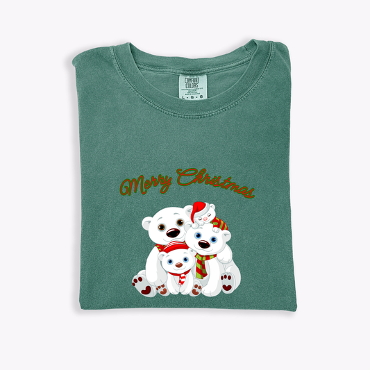 Merry Christmas Polar Family Adult